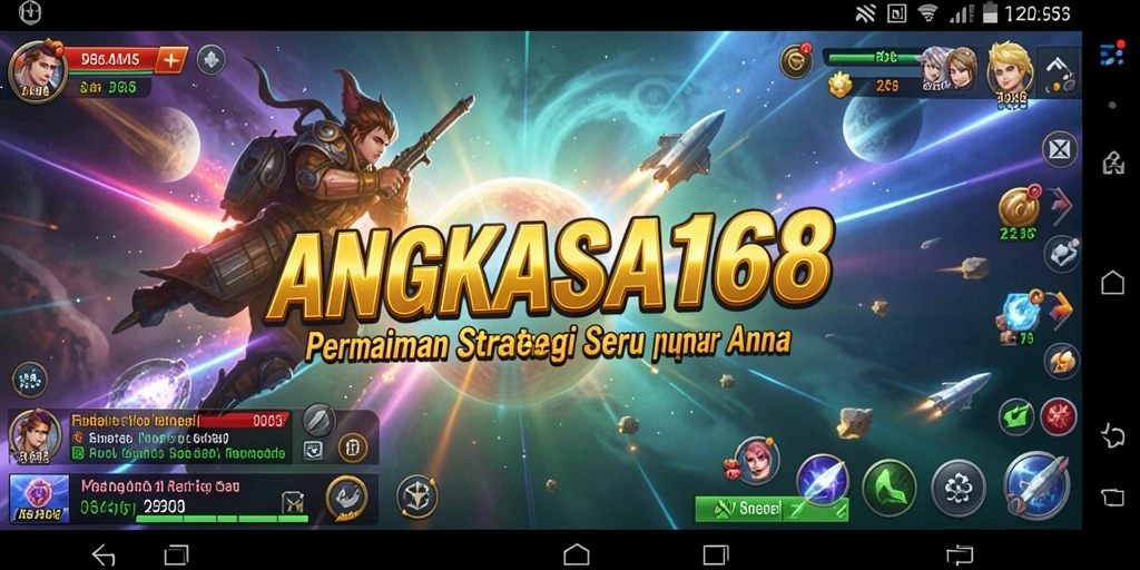 Tangkapan layar gameplay ANGKASA168 menampilkan momen strategis yang menegangkan.