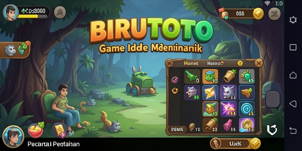 Tampilan gameplay BIRUTOTO yang mengasyikkan dan interaktif.