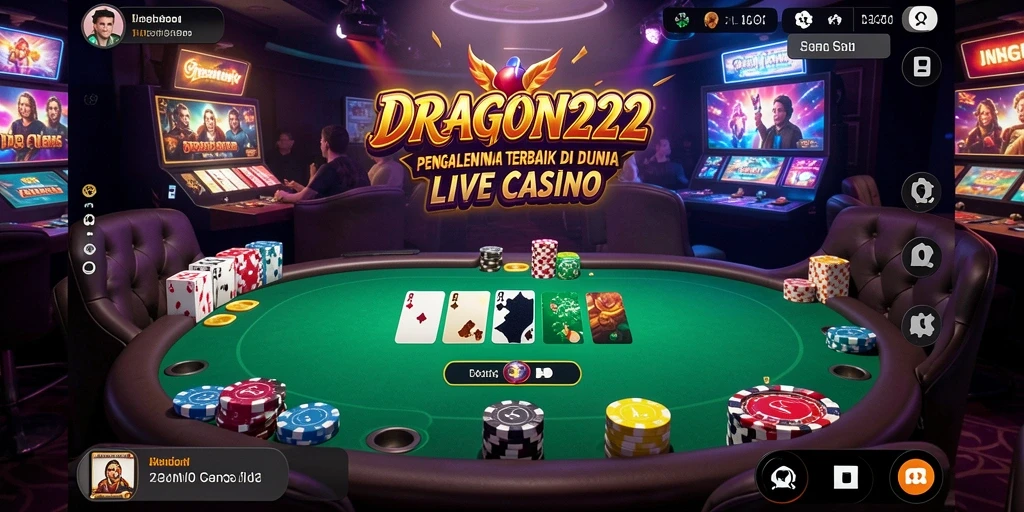 Screenshot gameplay Live Casino yang memukau dan interaktif.