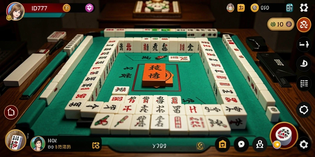 Tampilan permainan Mahjong ID777 yang menarik dan interaktif.