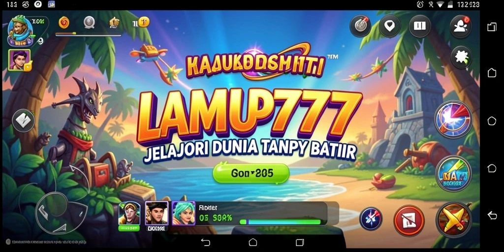 Tampilan gameplay LAMPU777 dalam dunia Open World yang menawan.