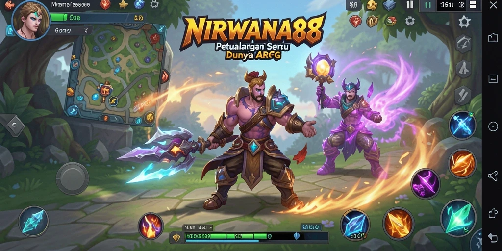 Tampilan gameplay NIRWANA88 yang seru dan menantang.