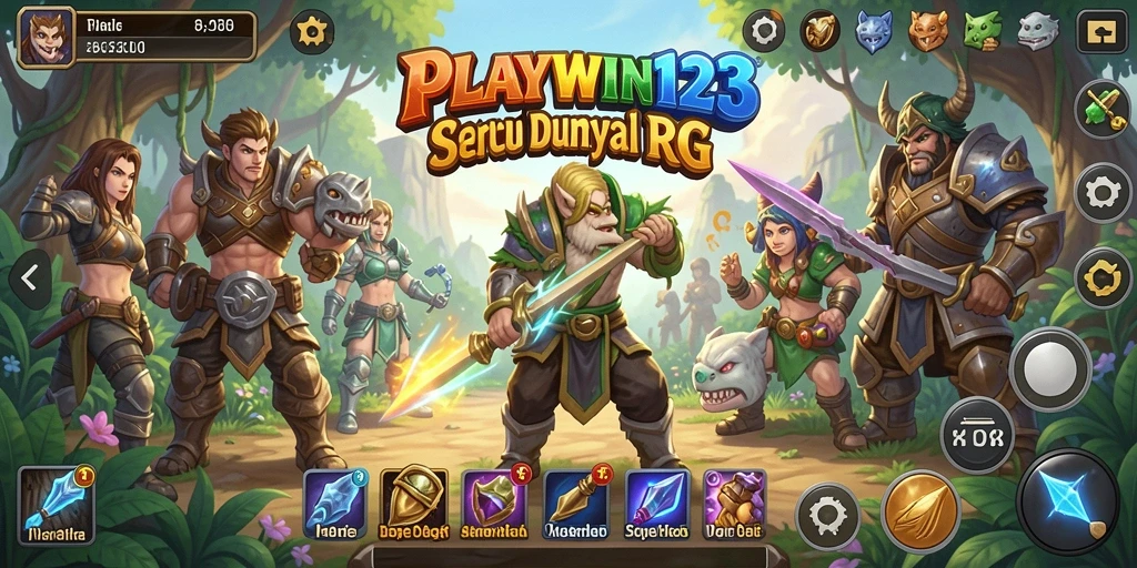 Tampilan gameplay RPG yang mendebarkan dan menarik.