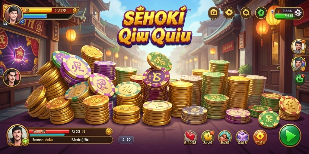 Screenshot gameplay QiuQiu yang menegangkan di SEHOKI.