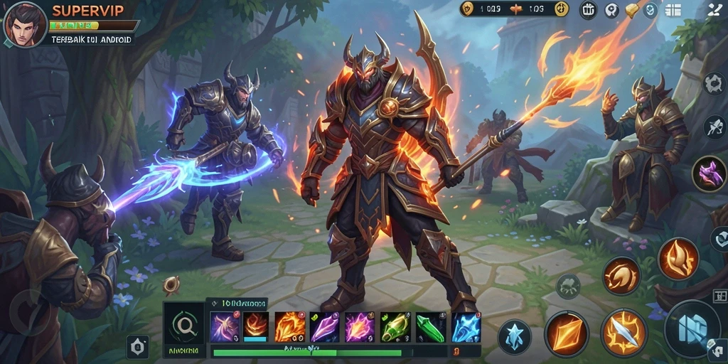 Tampilan gameplay menarik dari SUPERVIP dengan grafis yang memukau.