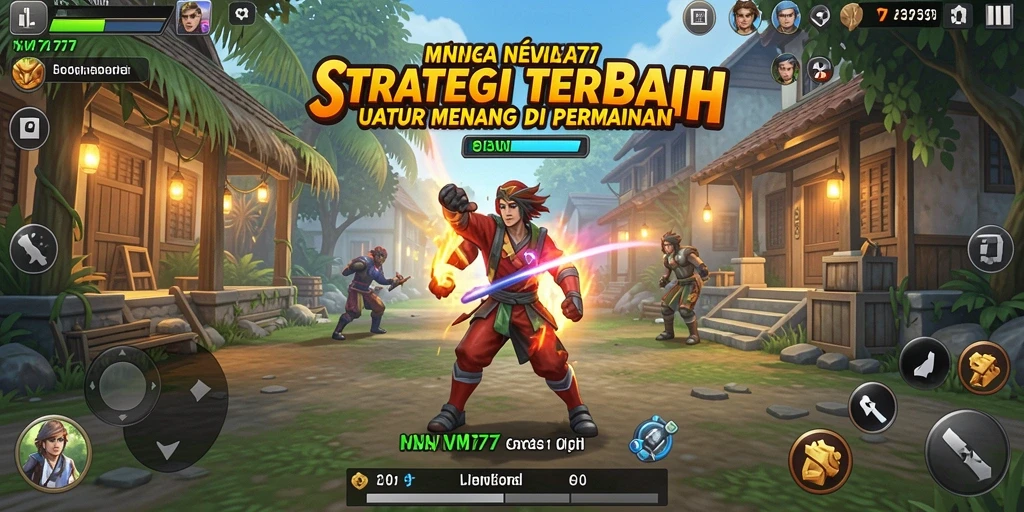 Tampilan gameplay strategis yang penuh tantangan dan keseruan.